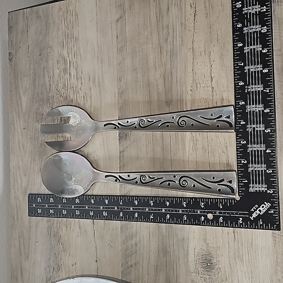 Lenox Large Serving Bowl With Utensils - Picture 11 of 14